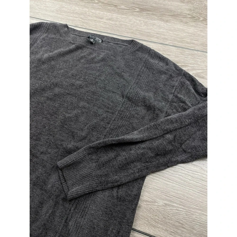 Barefoot Dreams Women's CozyChic Ultra Lite Dockside Pullover Grey‎ Medium